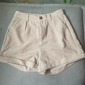 Corduroy shorts